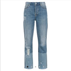 7 For All Mankind Edie Crop Straight 27